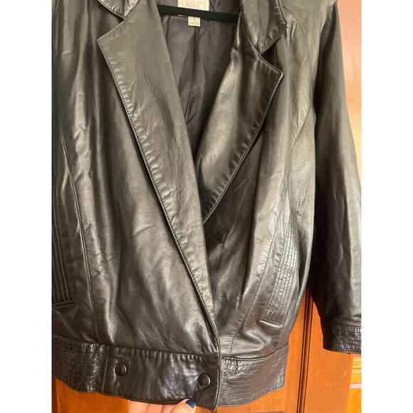 Vintage 80’s VAKKO Madonna lambskin leather jacket small - Picture 4 of 10